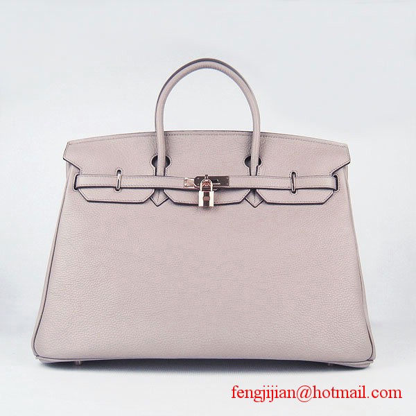 Hermes Birkin 40cm Togo Bag Grey 6099